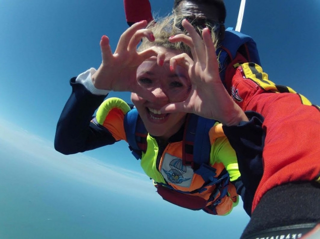 descenso en paracaídas con el instructor 